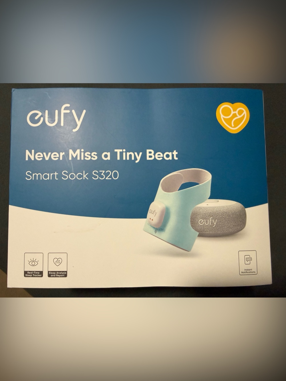 eufy Smart Sock S320 Baby Monitor - Light Blue